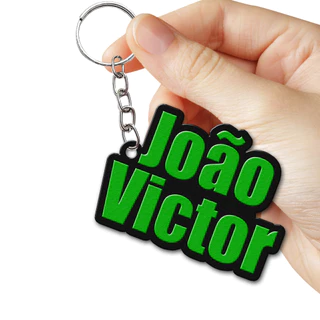 Kit 50 Chaveiro Personalizado com Nomes ou Palavras Variados e Diversas Cores