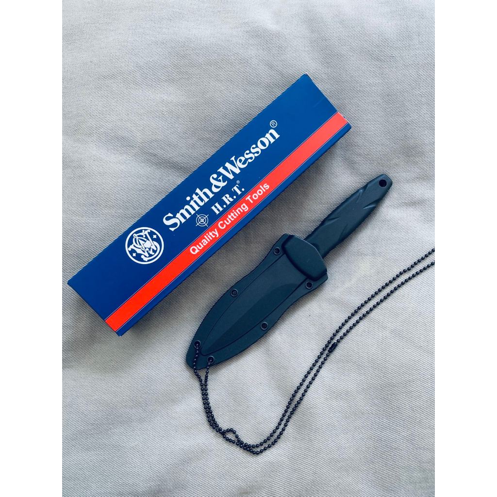 Faca Preto Pescoço H.R.T Smith & Wesson Swhrt3