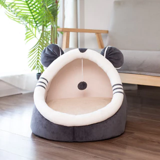 Cama Para Gato Casa Toca Iglu Tenda Caminha Cabana Pompom Gatos Cachorro