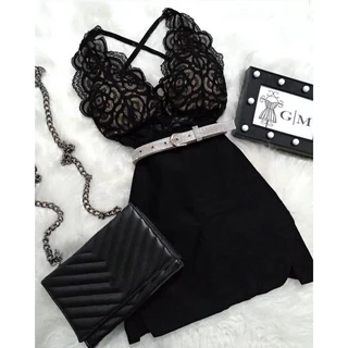 conjunto bory feminino verão e short saia fenda