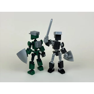 Boneco articulado Modelo 3d MINI 13 Personalizado fica em varias posições educativo montessori