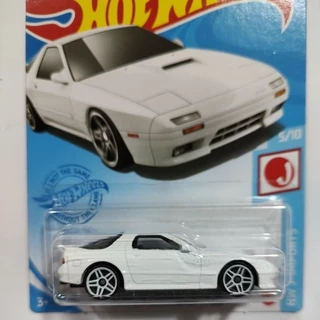 89 Mazda Savanna RX-7 FC3S branco 🤍 HOT WHEELS