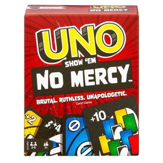 UNO NO MERCY! Jogo De Cartas Inédito - Show 'em Mattel - Cardgame/Partygame