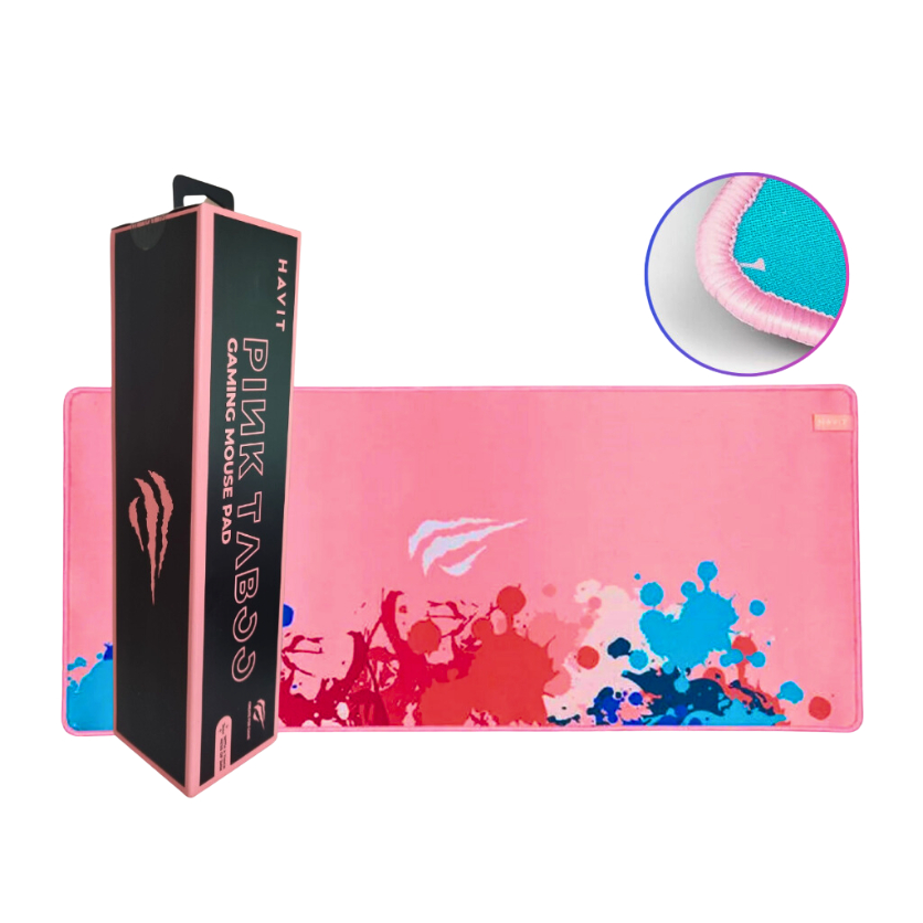 Mouse Pad Rosa Speed HAVIT Original Gamer 70x30 MP847 Pink Fofo XL ...