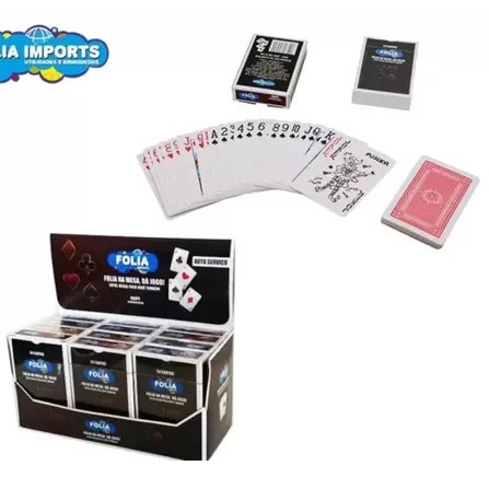 Jogo 2 Baralho Com 54 Cartas - 2 Jogos No kit