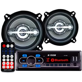 Aparelho Mp3 Com Bluetooth Radio Fm Usb + Alto Falante Leson 5 Polegadas Leson