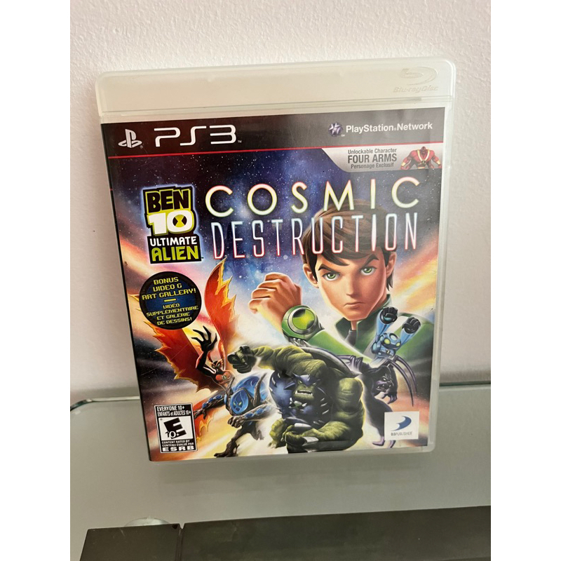BEN 10 Cosmic Destruction Com Alien Exclusivo PS3 original mídia física