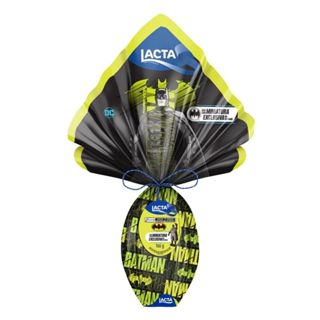 Ovo De Pascoa Ao Leite Batman Lacta 166g