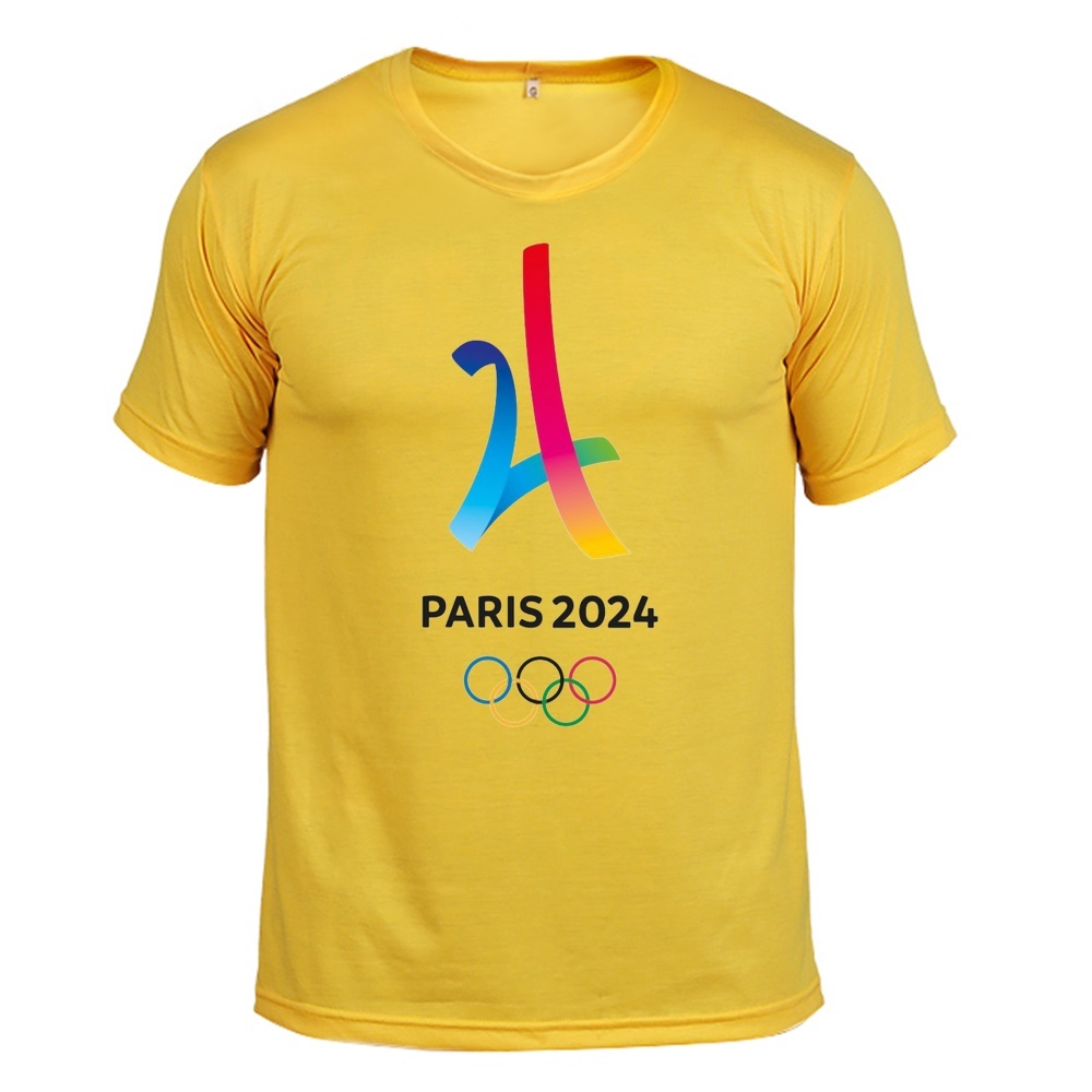 Camiseta Lançamento Olimpíadas 2024 Blusa Jogos Olímpicos Paris Edição Especial
