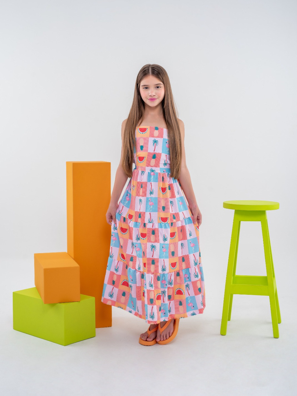 Vestido Longo De Festa Estampado Juvenil Costa Nua Moda Trançado Midi Moda  Evangélica Menina Blogueirinha Modinha Tendência Estilo Princesa Detalhado  Verão | Shopee Brasil