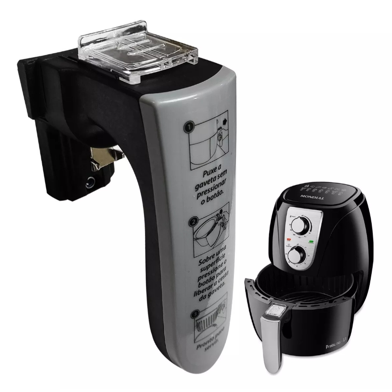 Puxador da Air Fryer Mondial AF29 AF 30 e AF31 - ORIGINAL