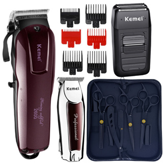 Kit Maquina Corte Cabelo Profissional + Acabamento + Shaver