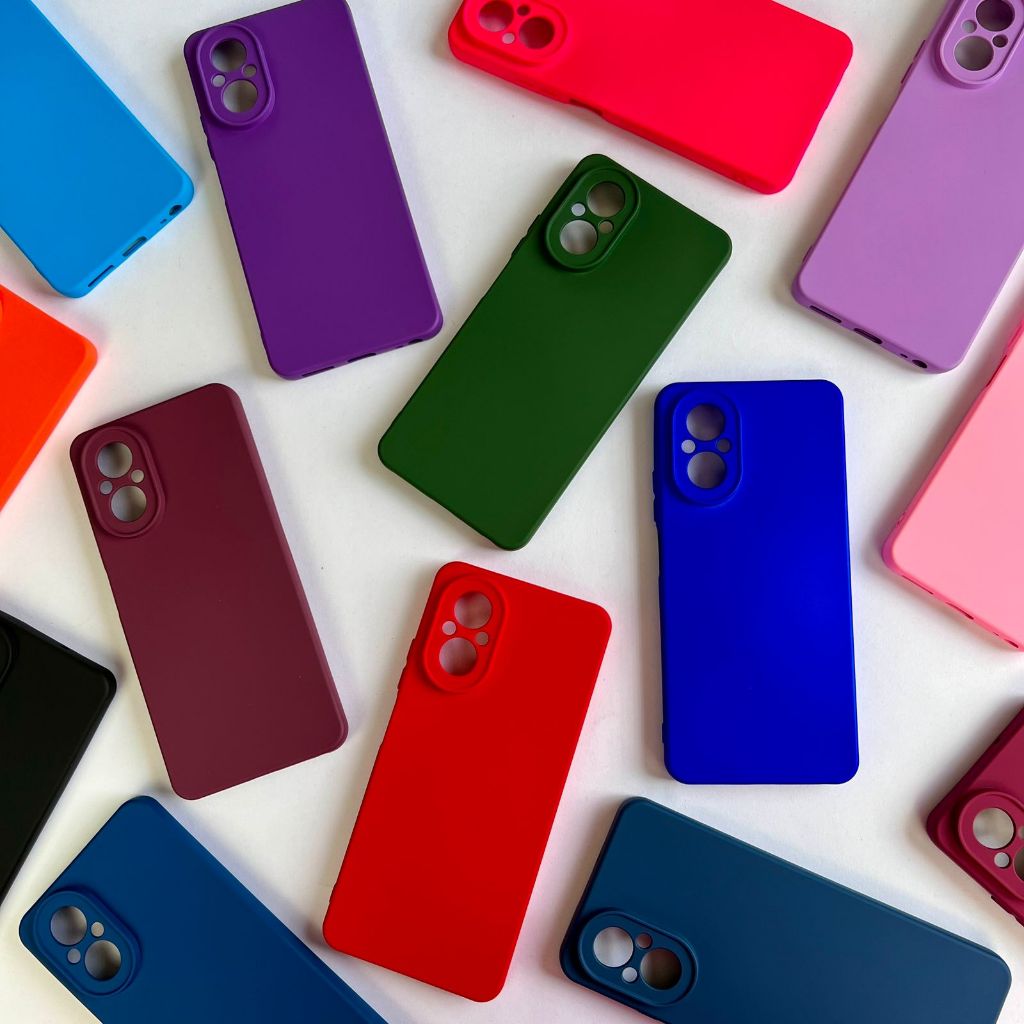 Capinha Para Realme C67 / Capa Case Silicone Aveludada Colorida Forrada (CF26)