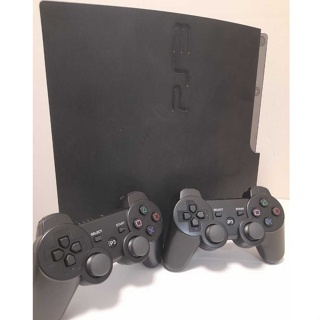 PS3 SLIM PLAYSTATION SONY 500 GB C/2 CONTROLES + 2 JOGOS - ENVIO FILMADO E FOTOGRAFADO