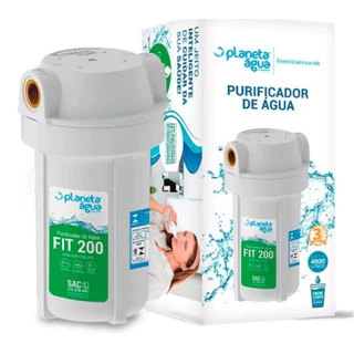 Purificador Água Filtro Planeta Água Fit 200 Torneira Pia Cor Branco