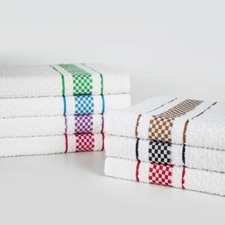 Kit 10 Panos de Prato Para Cozinha Copa Atoalhada Felpuda Malta 45x70cm 100% Algodão