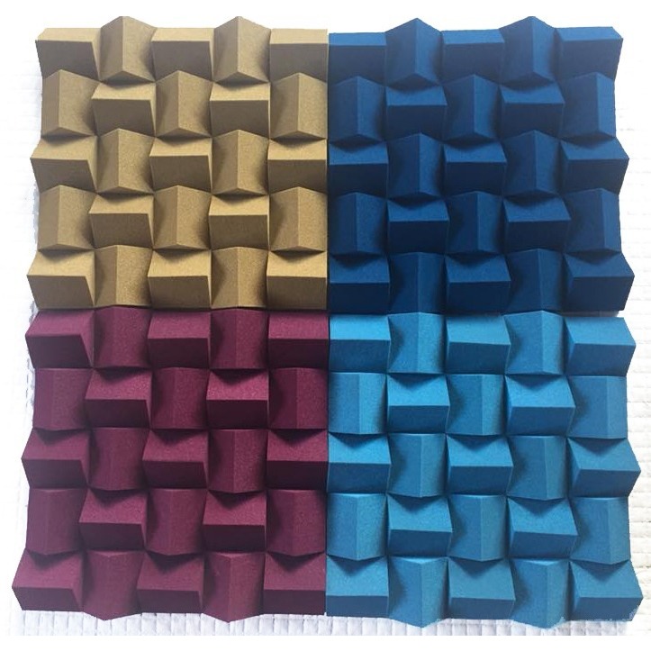 Espuma Acústica Difusor Alpha - 70mm 01 Placa