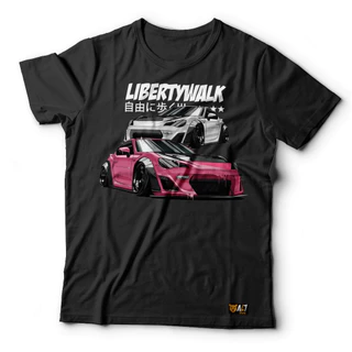 Camiseta Masculina Jdm Algodão Liberty Walk Lançamento Exclusivo Top!!!!!