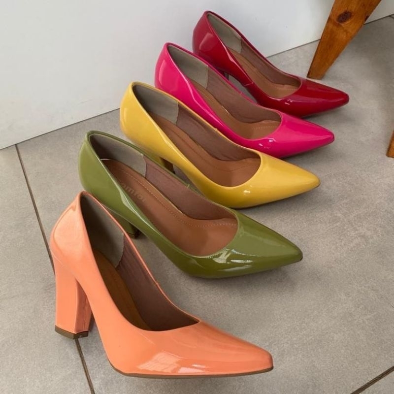 Scarpin store duas cores