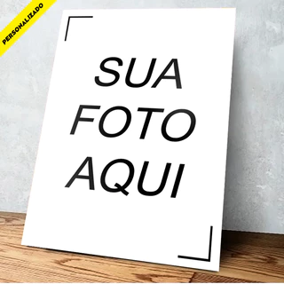 Placa Decorativa Quadro Com Sua Foto Personalizado, Foto de Casal, Recordações, Presente 20x28 MDF