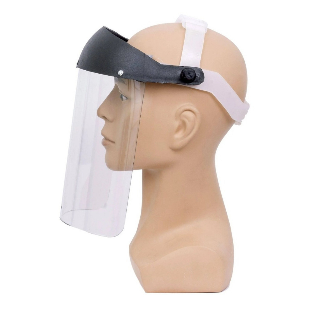 Protetor Facial Máscara Lente Incolor 8 Epi Com Suspensão