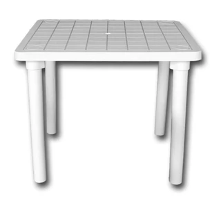 Mesa Plástica Desmontável Quadrada P Piscina Varanda 83x83cm