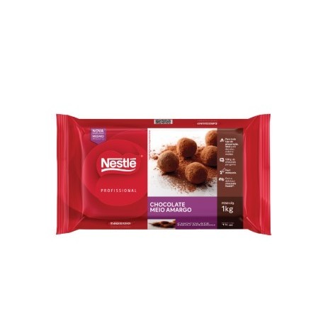 Barra Nestle 1kg Meio amargo