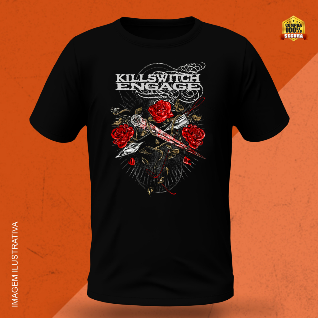 KILLSWITCH ENGAGE ヘビメタ Tシャツ Camiseta Killswitch Engage Camisa Unissex Blusa Adulto e Infantil