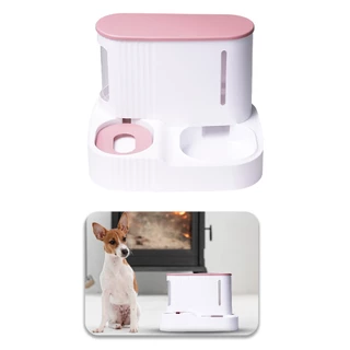 Bebedouro Comedouro Automático 3 Litros Cachorro e Gato Prático Duplo