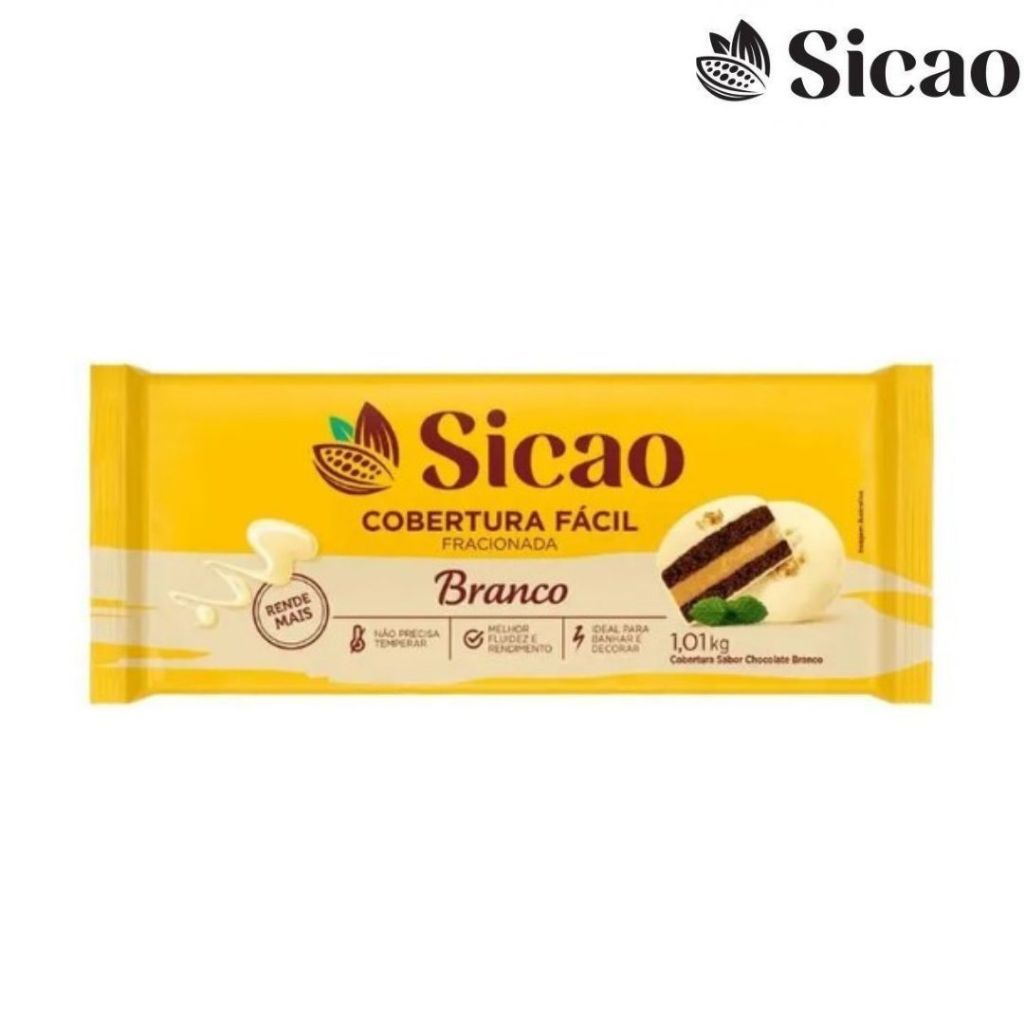 Barra Cobertura Fracionada Facil 1,01kg Sicao Branco