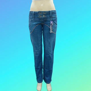 Calça Jeans Marmorizada Lycra (elastano).