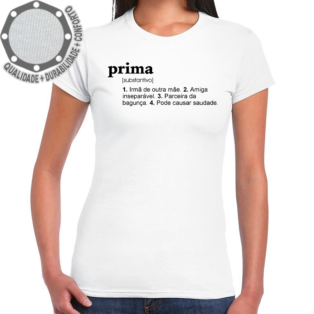 Camiseta Prima Substantivo Camisa Personalizada Shopee Brasil
