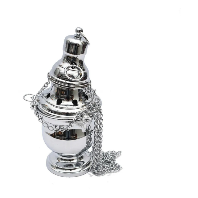 Turibulo Litúrgico Para Missa Incenso Igreja Capela | Shopee Brasil