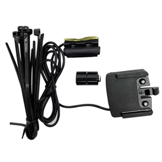 Farol Bike Luz Ciclismo 300 Lumens + Sinalizador Traseira + Velocímetro Com Fio