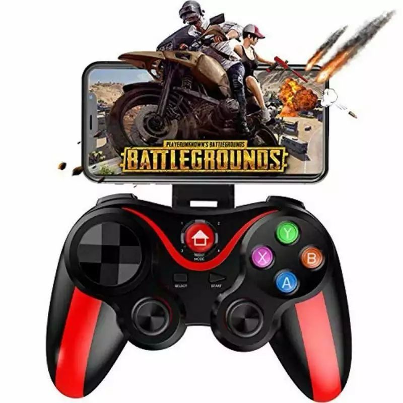 Controle Joystick Bluetooth Universal para Celular Tablet Android Ipad + Cabo Usb + Suporte