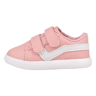 Tênis Infantil Feminino Old School Rosa Sem Cadarço Menina 19 ao 24