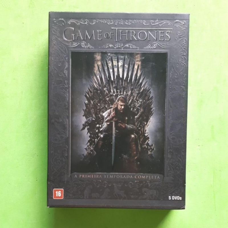 dvd box GAME OF THRONES 1 temporada completa (legendado) Shopee Brasil