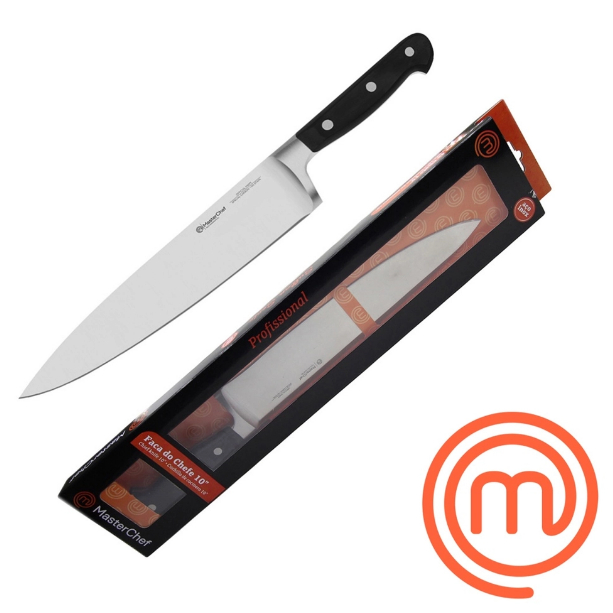 Faca Do Chef 10" Profissional - Masterchef | Shopee Brasil