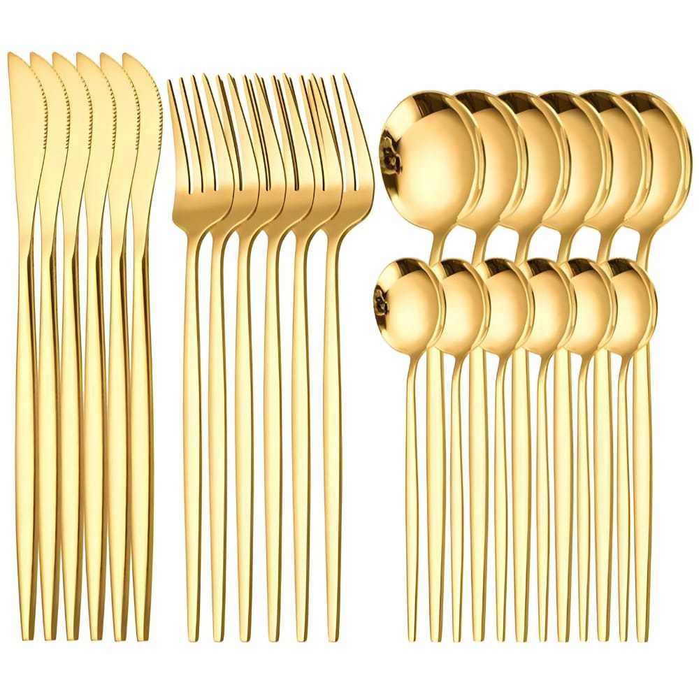 Faqueiro 24 Peças Premium Inox Mesa Posta Supla cozinha suplat sousplat