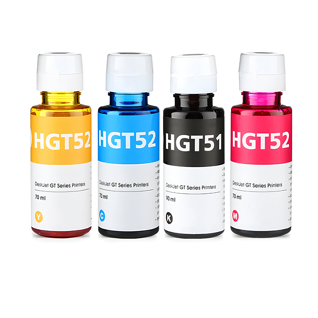 Kit Refil De Tinta Compatível Hp Smart Tank 618 Gt51 - Gt52 | Shopee Brasil