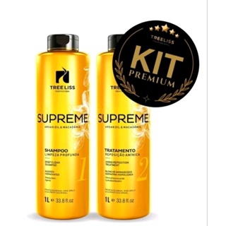 Tree Liss Kit Escova Progressiva Supreme Shampoo Ativo