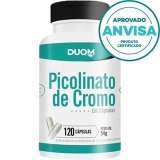 Picolinato de Cromo ( 1 Cápsula ao Dia ) - 120 Cápsulas 450mg - Duom