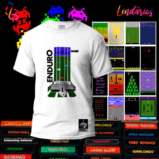 Camiseta Gamer Retro Atari Enduro