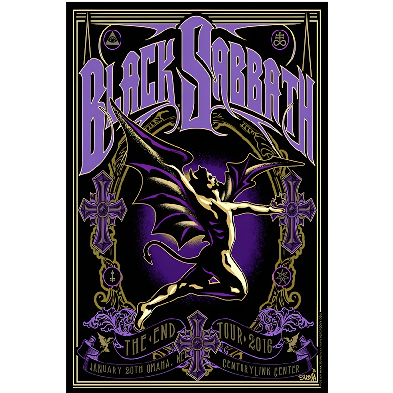 Poster: Black Sabbath - The End Tour