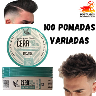 100 Pomada Modeladora 150g - 3 Modelos a escolha Hawk Preço para Revenda e barbearia e uso
