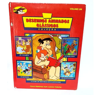 COLEÇÃO HANNA BARBERA 300 PÁGINAS SCOOBY JETSONS FLINSTONES DESENHOS CLÁSSICOS VOLUME 1