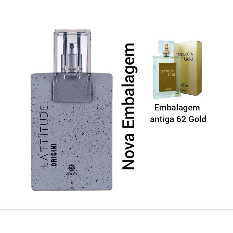 tradução Gold 62 nova embalagem (lattitude Origini 100ml)