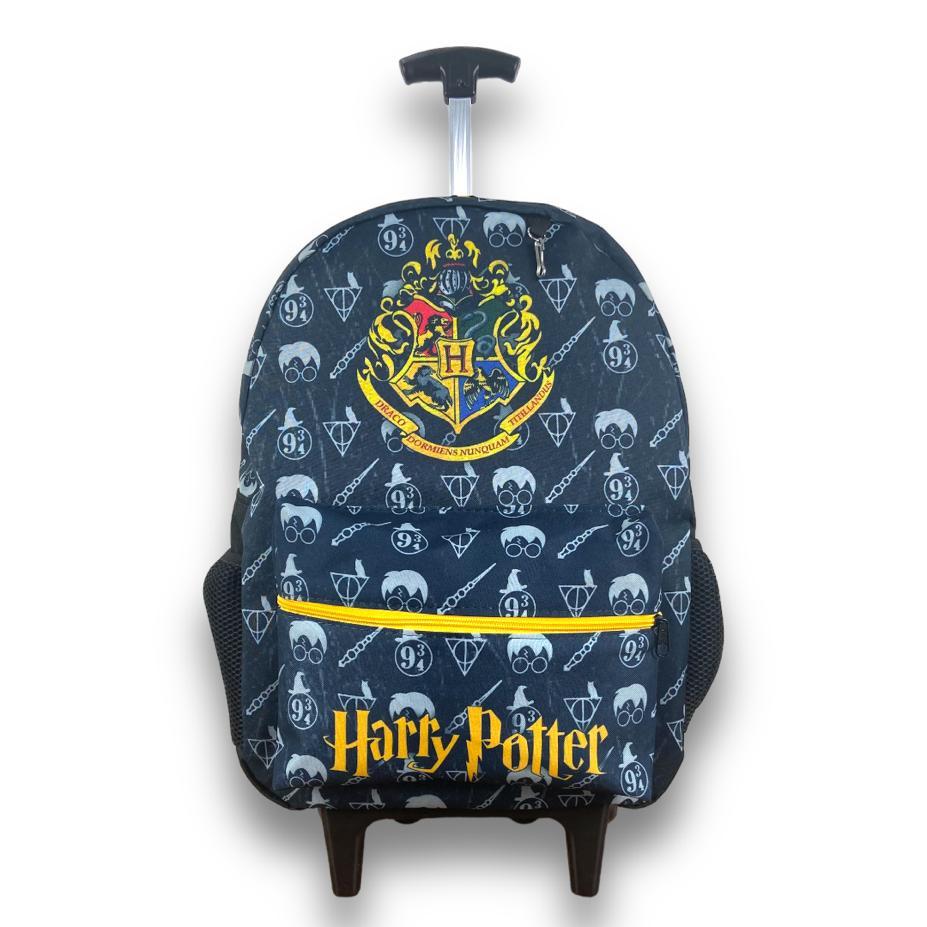 Mochila escolar de Rodinhas Harry Potter | Shopee Brasil