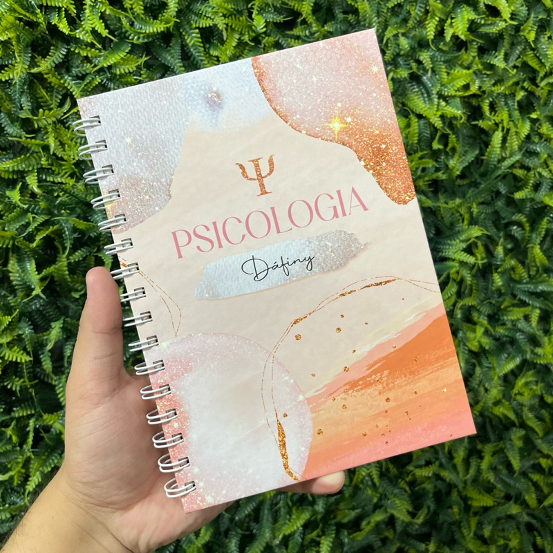 Caderno Psicologia Super Luxo Personalizado com nome 2025 | Shopee Brasil