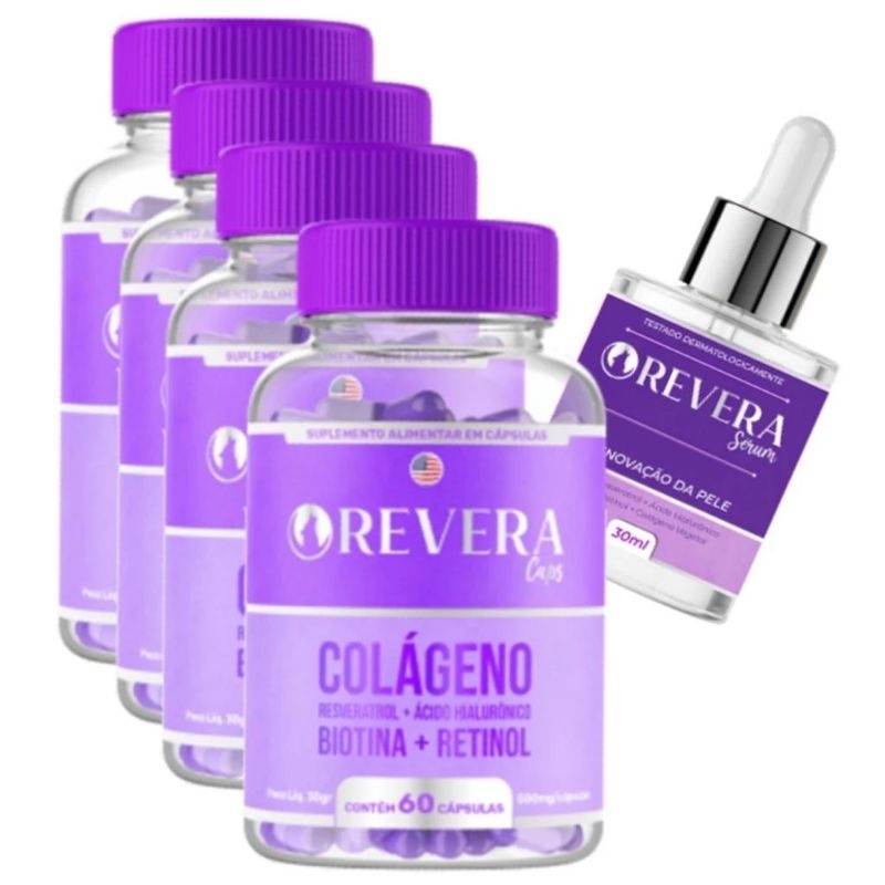 kit 4 revera+ 1 Revera serum - Envio Imediato | Shopee Brasil